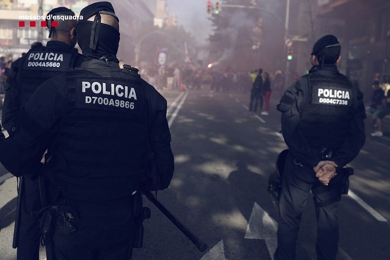 Altercados_La BRIMO de los Mossos d´Esquadra