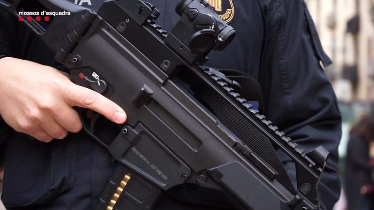 Subfusil_La BRIMO de los Mossos d´Esquadra