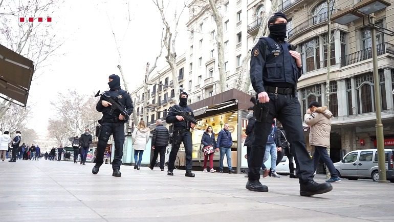 Vigilancia antiterrorista_La BRIMO de los Mossos d´Esquadra