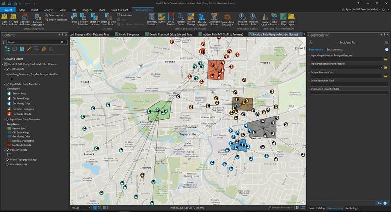 Herramienta CrimeAnalyst. Plataforma ArcGISS para la Seguridad de ESRI España