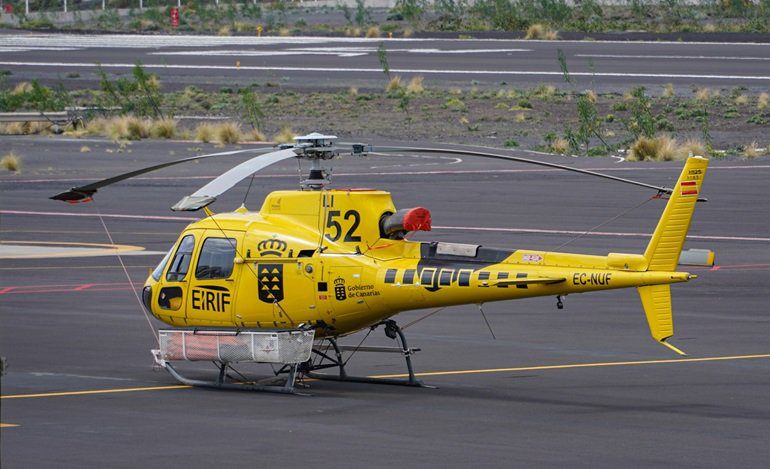 Helicóptero del EIRIF del Gobierno de Canarias. Resiliencia y futuro de la protección civil en Canarias