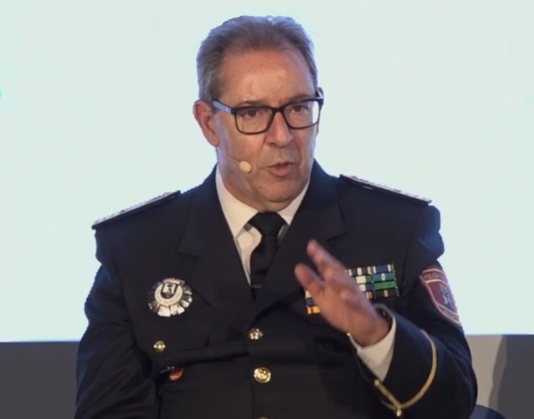 D. OSKAR DE SANTOS TAPIA, Jefe Superior de la Policía Municipal de Madrid.