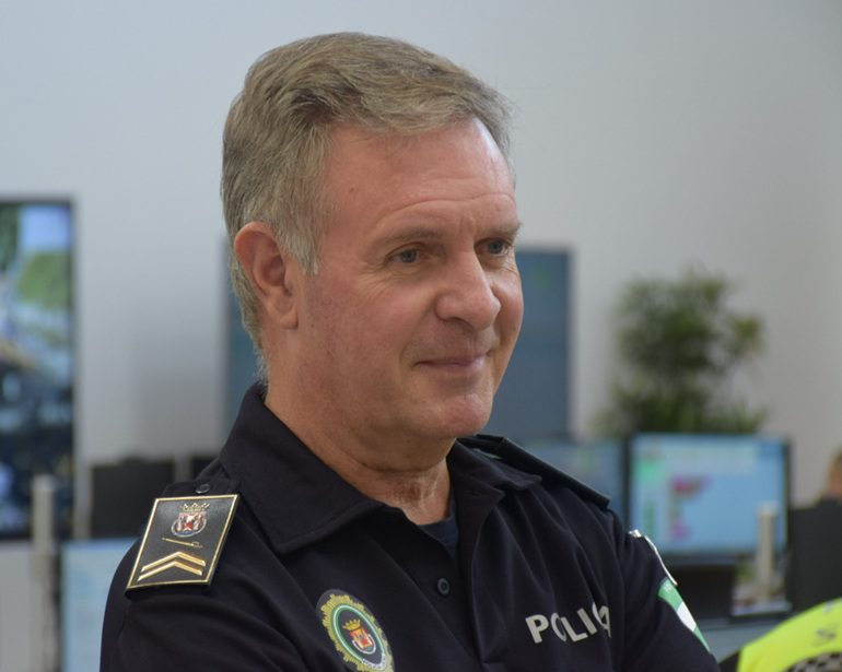 D. OSKAR DE SANTOS TAPIA, Jefe Superior de la Policía Municipal de Madrid.
